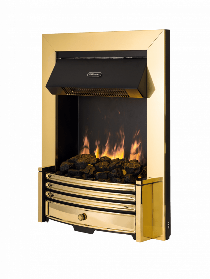 Dimplex Crestmore Brass Optimyst