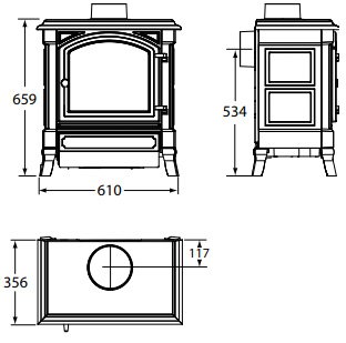 Nestor Martin Harmony 23 Multifuel Stove