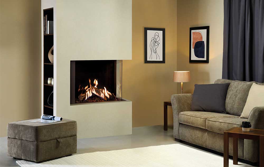 Gazco Reflex 75T-2 Gas Fires (2-Sided)