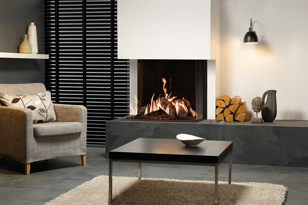 Gazco Reflex 75T-2 Gas Fires (2-Sided)