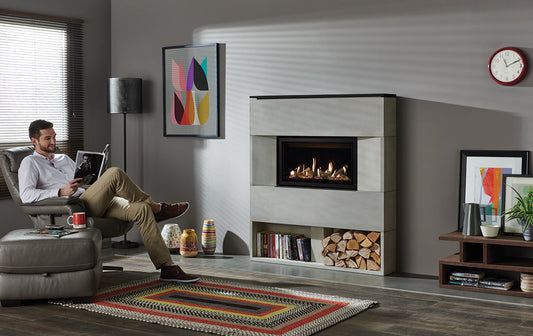 Gazco Studio 2 Slimline Glass Fronted Gas Fires