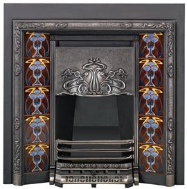 Stovax Art Nouveau Tiled Convector Fireplaces